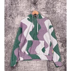 Damson Madder Hoodie 10 Womens Wave Towelling Pouch Pocket Pullover